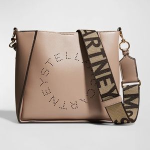 Stella McCartney Perforated Logo Alter Napa Crossbody Bag